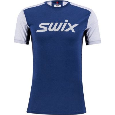 Swix V Motion Tech Wool T-Shirt M Estate Blue