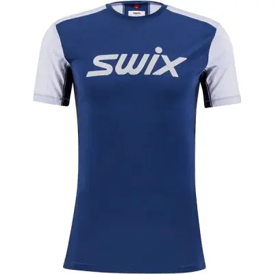 Swix V Motion Tech Wool T-Shirt M Estate Blue