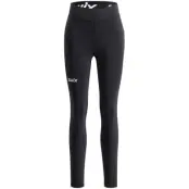 Swix Pace High Waist Tights W Dam Svart XL | Löpartights