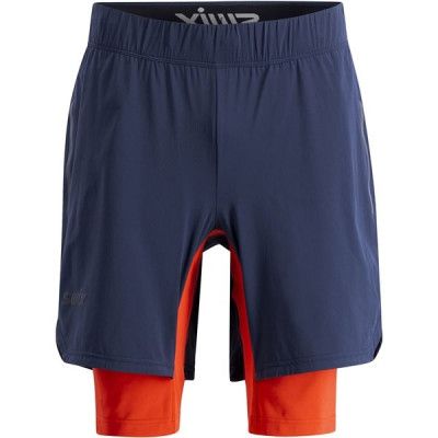 Swix Pace Hybrid Shorts M Dark Navy / Lava