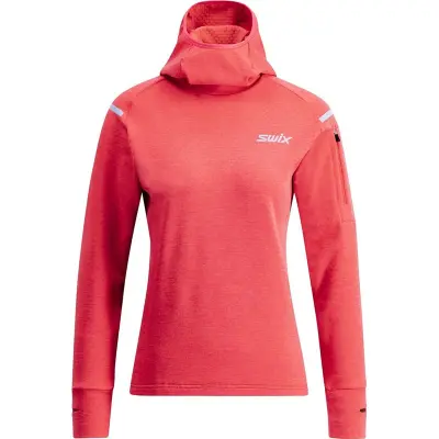 Swix Pace Midlayer Hooded W Cayenne