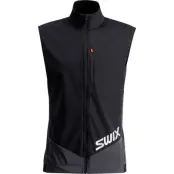 Swix Quantum Windstopper Vest M Väst Jet Black, M