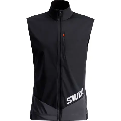 Swix Quantum Windstopper Vest M Väst Jet Black, M