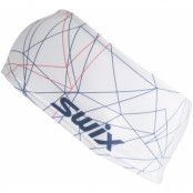 Swix Race warm headband Bright white/ New navy/ Red