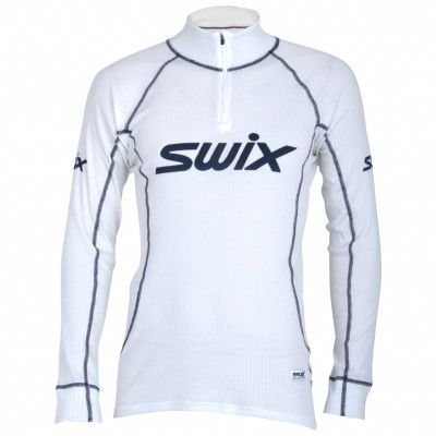 Swix RaceX bodyw halfzip M Bright White - sista stl