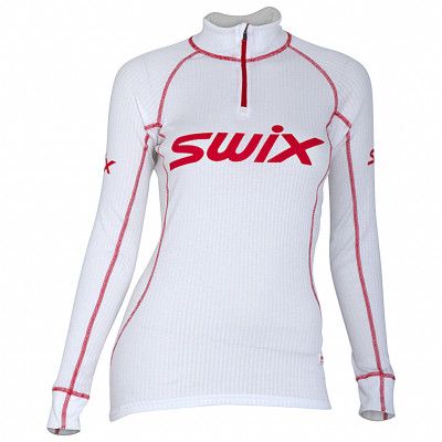 Swix RaceX bodyw halfzip W Brigth White