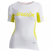 Swix RaceX bodyw SS W Bright White/Blazing yellow