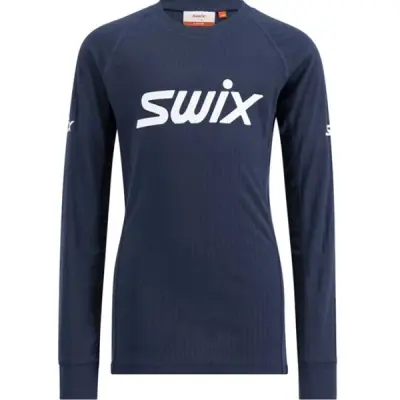 Swix Racex Classic Long Sleeve Jr Dark Navy/Bright White
