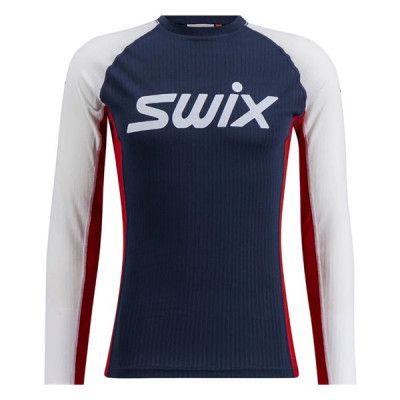 Swix RaceX Classic Long Sleeve M Dark Navy/Bright White