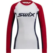 Swix RaceX Classic Long Sleeve W Swix Red/Bright White