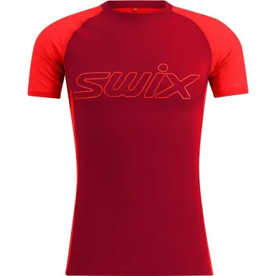 Swix RaceX Light Short Sleeve M Herr Röd M | T-shirt