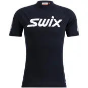 Swix Roadline Racex SS M T-shirt Black/Dark Navy, XXL