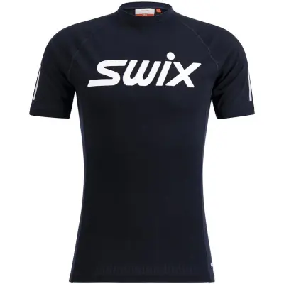 Swix Roadline Racex SS M T-shirt Black/Dark Navy, XXL