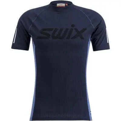 Swix Roadline Racex SS M T-shirt Dark Navy/Lake Blue, XXL
