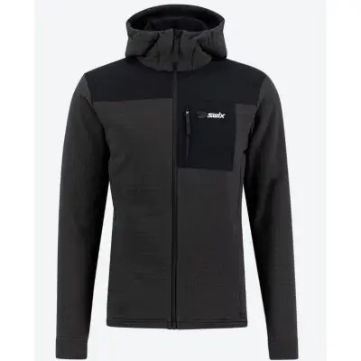 Swix Surmount Stormfleece Hood Jacket M Jacka Black, S