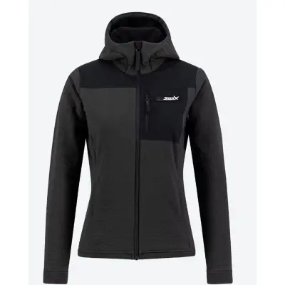 Swix Surmount Stormfleece Hood Jacket W Jacka Black, S