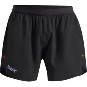 Swix Tempo Shorts 5-inch M Herr Svart L | Löparshorts