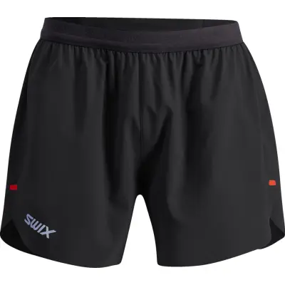 Swix Tempo Shorts 5-inch M Herr Svart S | Löparshorts