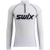 Swix V Racex Classic Half Zip M Bright White/ Dark Navy