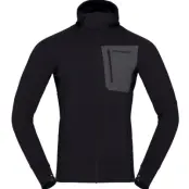 Norrøna Falketind Power Grid Hood M's Caviar