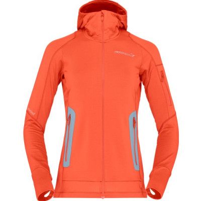 Norrøna Falketind Power Grid Hood W's Orange Alert