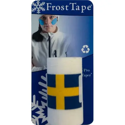 Frost Tape Flagga 5 cm x 1 m Sporttejp Svensk-flagga, OZ