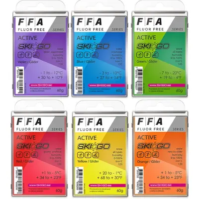 Skigo FFA Glider Parafffin 60 g Glidvalla, VIOLET