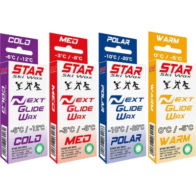 Star NEXT Glide Wax Paraffin 60g Glidvalla, COLD