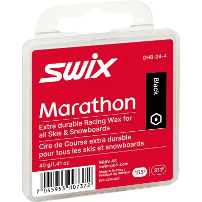 Swix Pro Marathon Paraffin Black 40g -24 Glidvalla, BLACK
