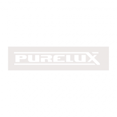 Dekal Purelux White Logo, Small x 1 st